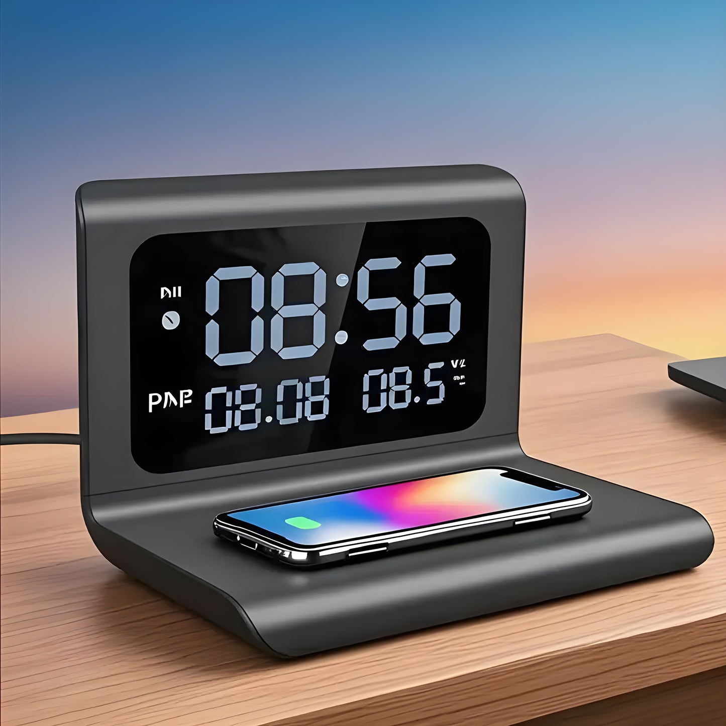 BySlim PowerWake | Draadloze oplader en wekker